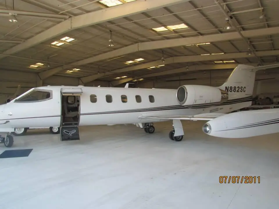 Bombardier Learjet 35 N882SC operated by ATI Jet Executive Charter, KELP, exterior