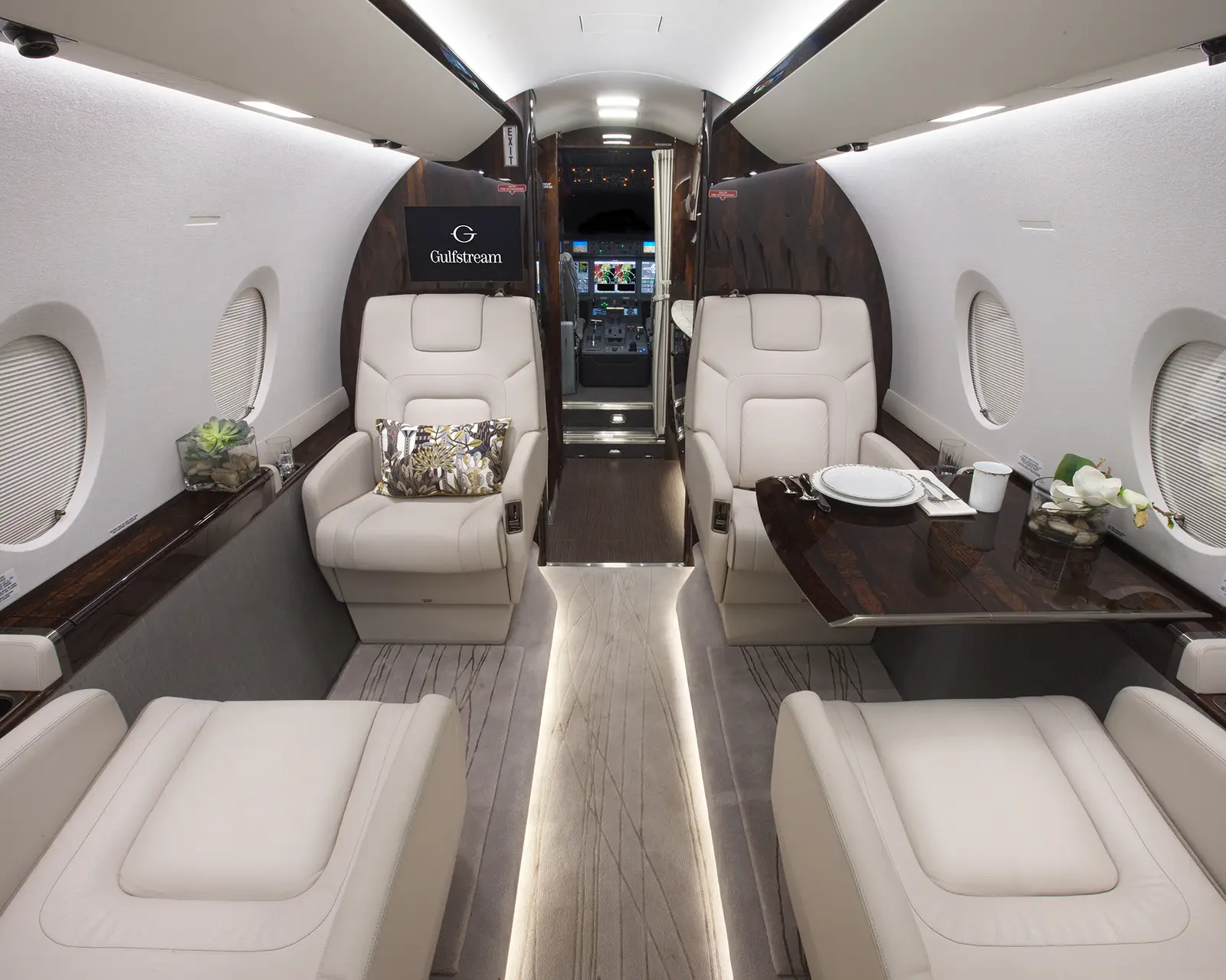 Gulfstream G280 N889MR operated by Clay Lacy Aviation, Inc. photo 6