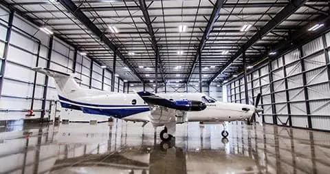Pilatus PC-12/47 N88AQ operated by Advanced Air LLC, exterior
