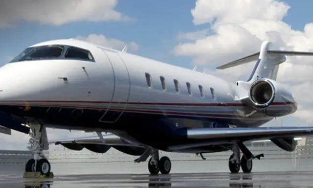 Bombardier Challenger 300 N8TA operated by Priester Aviation, exterior