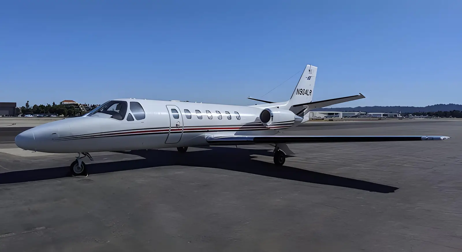 Cessna Citation V N904LR operated by Chrysler Aviation, Inc, exterior