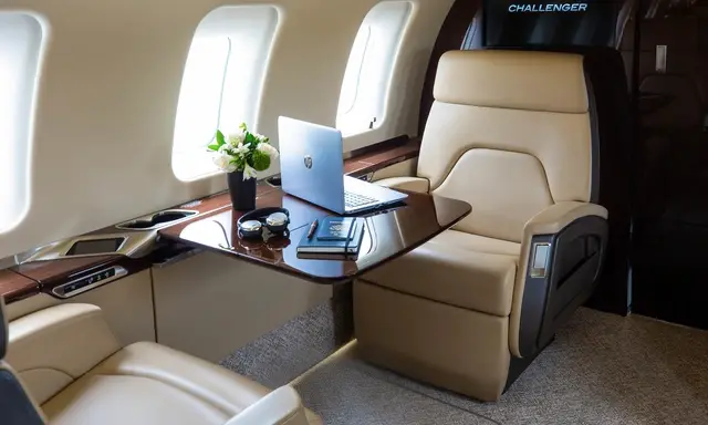 Bombardier Challenger 650 N90KC operated by Elevate Jet, LLC, exterior