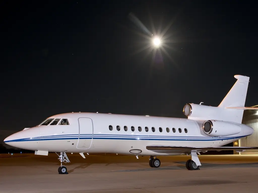 Dassault Falcon 900EX EASy N918JM operated by Jet Aviation, exterior