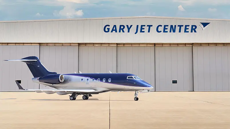 Bombardier Challenger 300 N923SG operated by Gary Jet Center, exterior