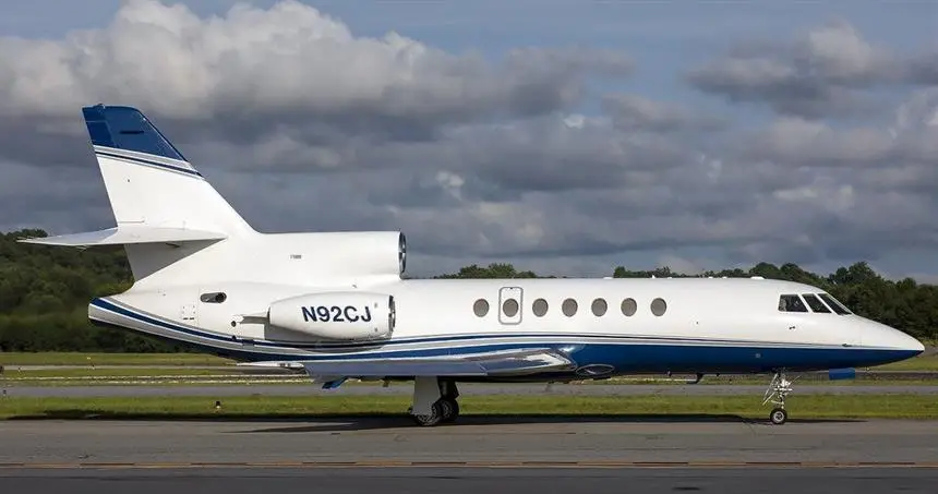 Dassault Falcon 50 N92CJ operated by Club Jet Charter, LLC, exterior
