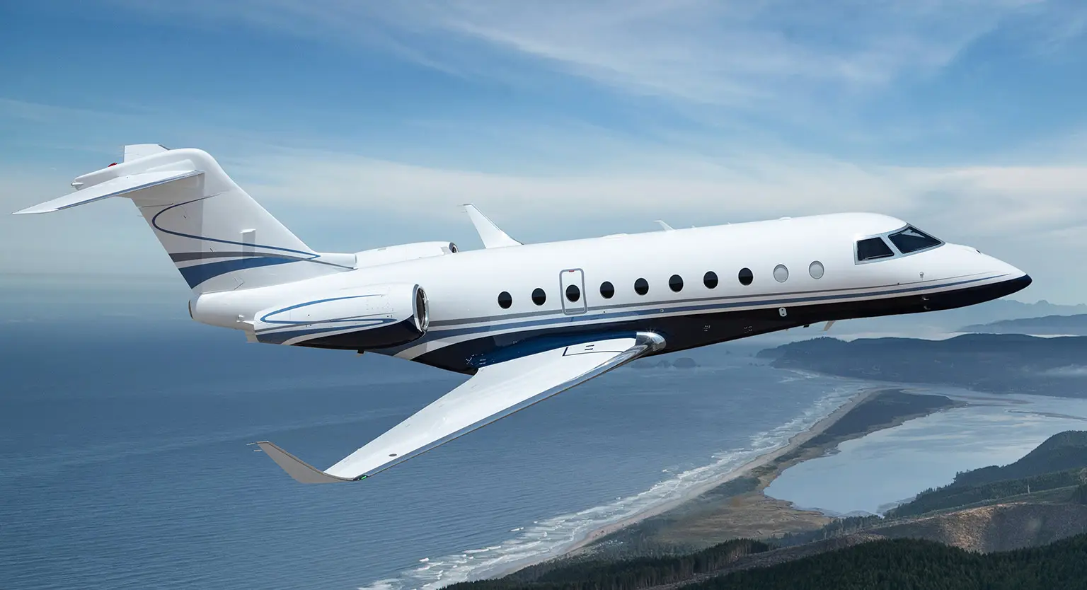 Gulfstream G280 N92FT operated by Western Air Charter, Inc, KJAX, exterior