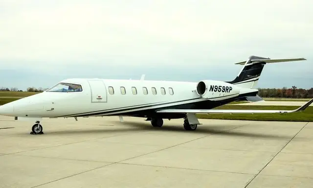Bombardier Learjet 70 N959RP operated by Northern Jet Management, Inc., exterior