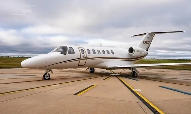 Cessna Citation CJ3 N95TX operated by Northern Jet Management, Inc., KORD, exterior