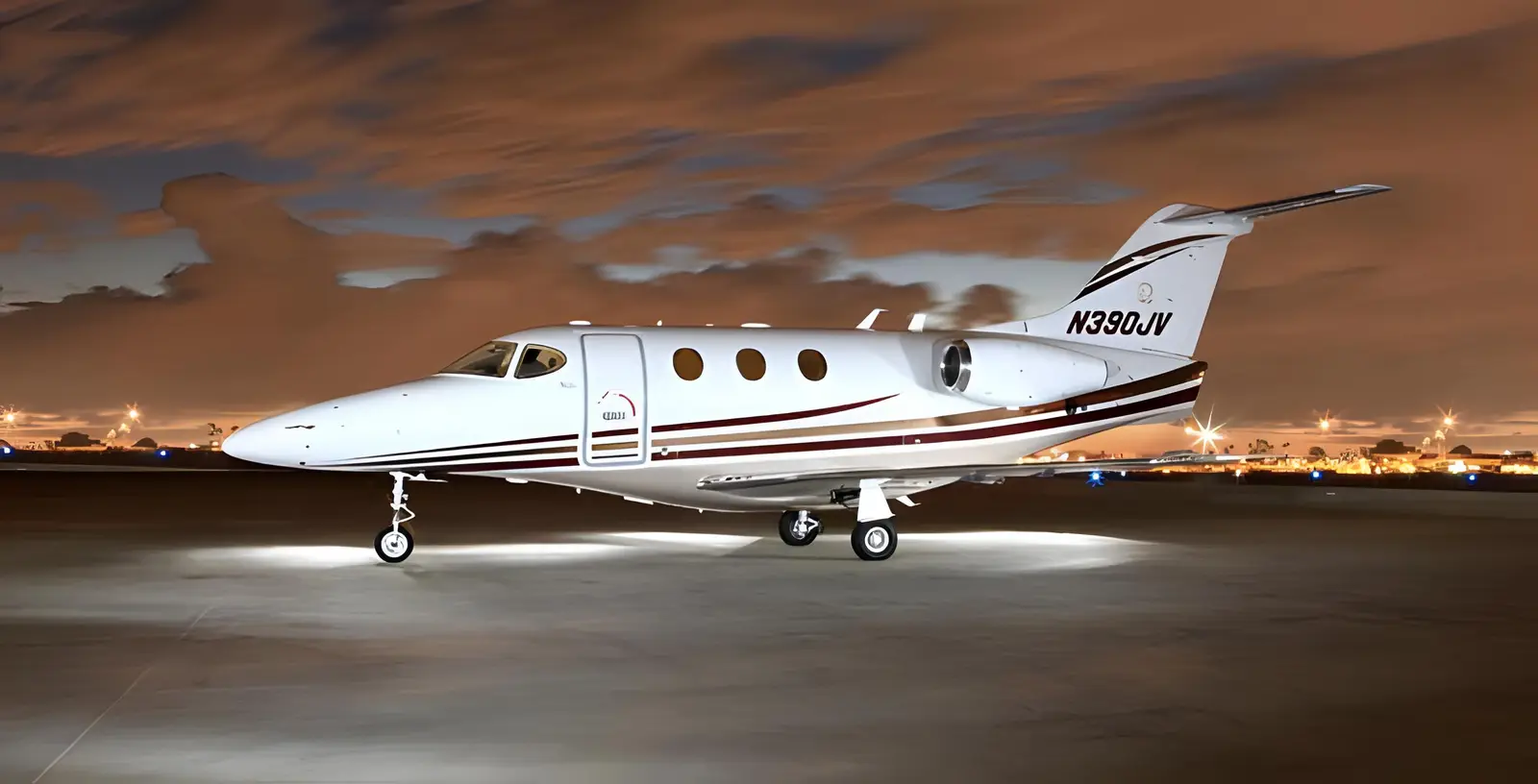 Beechcraft Premier 1 N964TS operated by Pinnacle Air Charter LLC, exterior
