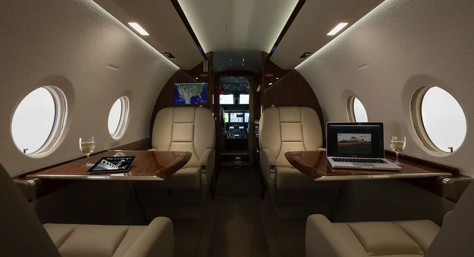 Gulfstream G280 N96FT operated by Western Air Charter, Inc photo 4