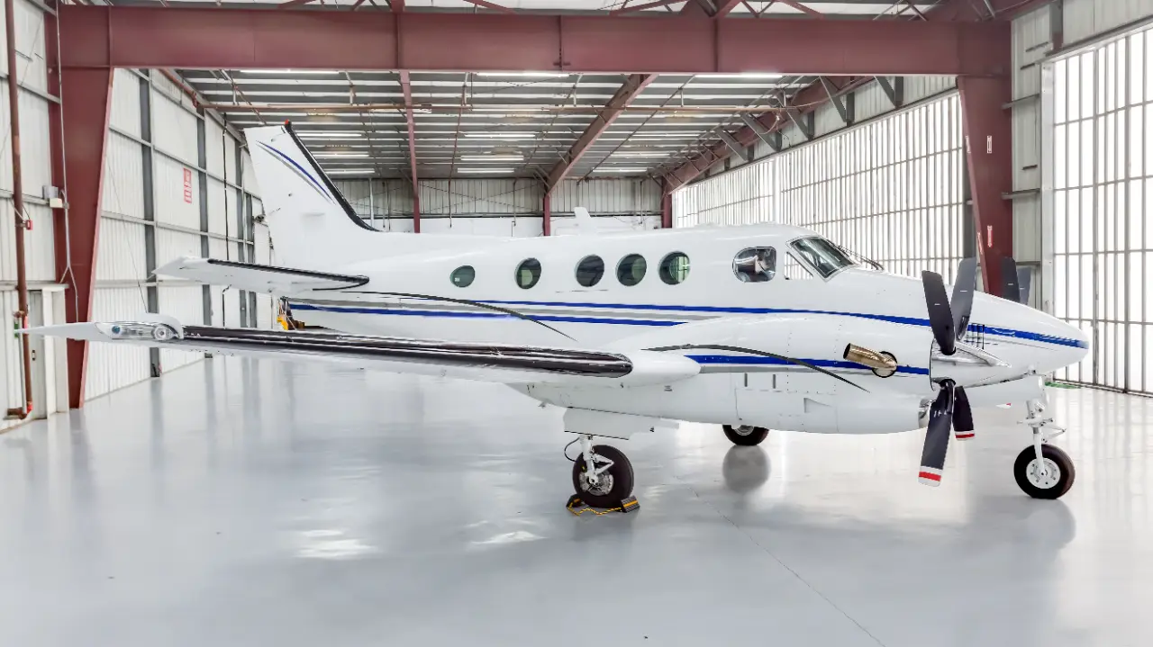 Beechcraft King Air C90 N971SC operated by Axis Jet photo 2