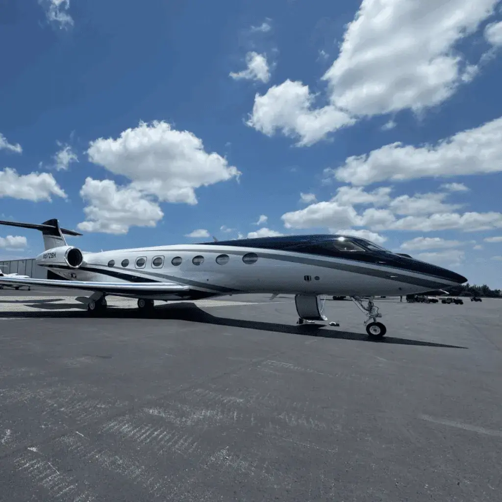 Gulfstream G650ER N972SH operated by Prime Jet, LLC, exterior