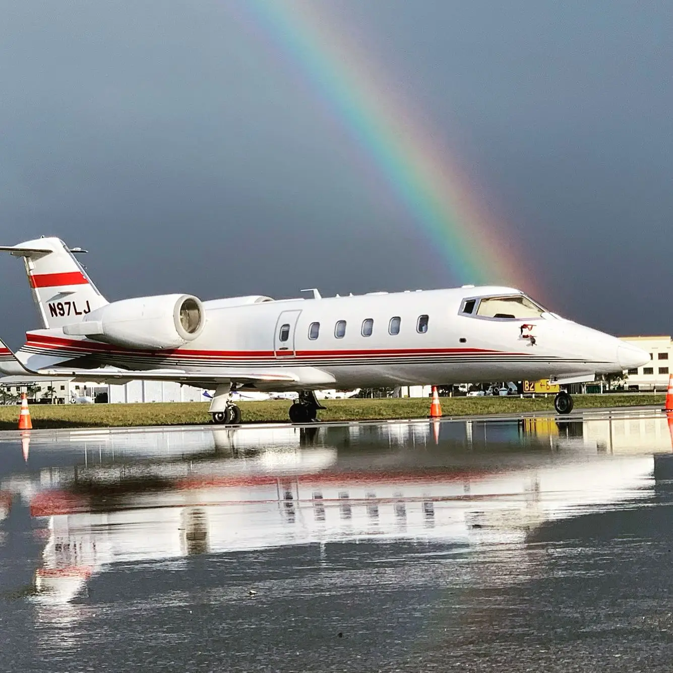 Bombardier Learjet 60 N97LJ operated by Hera Flight, LLC, KPIE, exterior