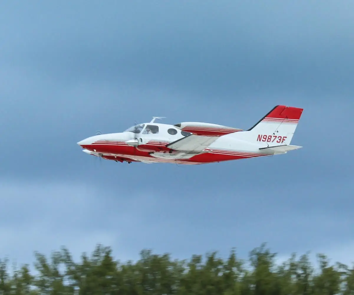 Cessna 402B N9873F operated by Miami City Flights, Inc., exterior