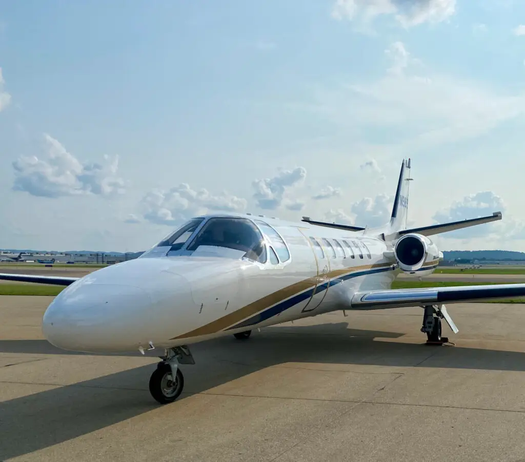 Cessna Citation Bravo N989AB operated by FliteAccess, LLC, exterior