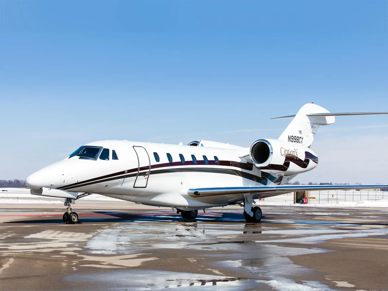 Cessna Citation X N998CX operated by Mountain Aviation, exterior