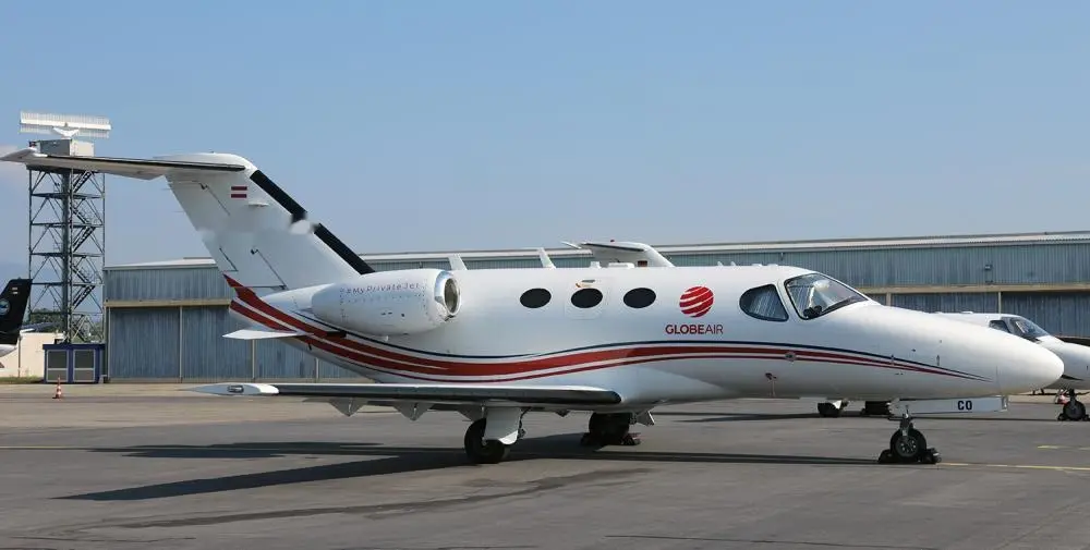Cessna Citation Mustang OE-FCO operated by GlobeAir photo 4