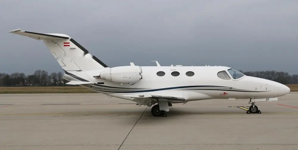 Cessna Citation Mustang OE-FDT operated by GlobeAir photo 4