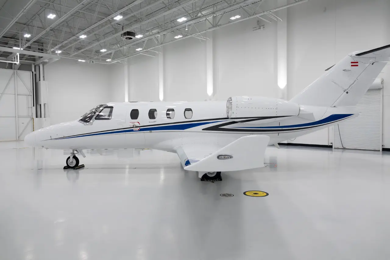 Cessna Citation M2 OE-FNM operated by Transwing Ltd. photo 3