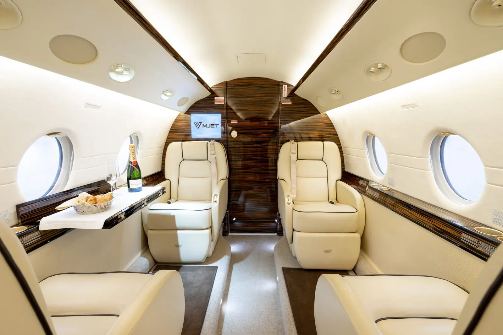 Gulfstream G200 OE-HGS operated by Mjet Gmbh photo 2