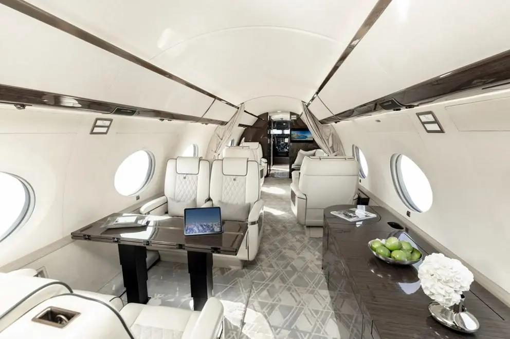 Gulfstream G650 OE-IRR operated by Mjet Gmbh photo 4