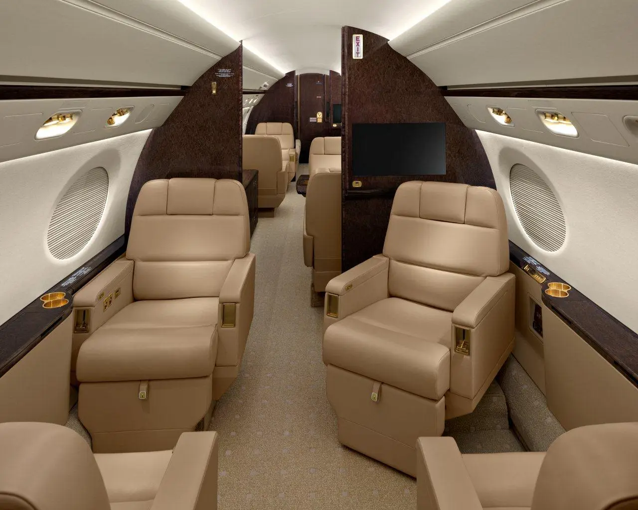 Gulfstream G550 OE-ISN operated by Avcon Jet AG photo 3