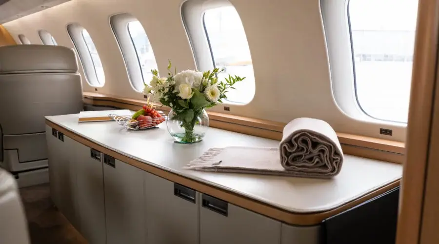Bombardier Global 7500 OE-LOE operated by SPARFELL Aviation Group photo 6