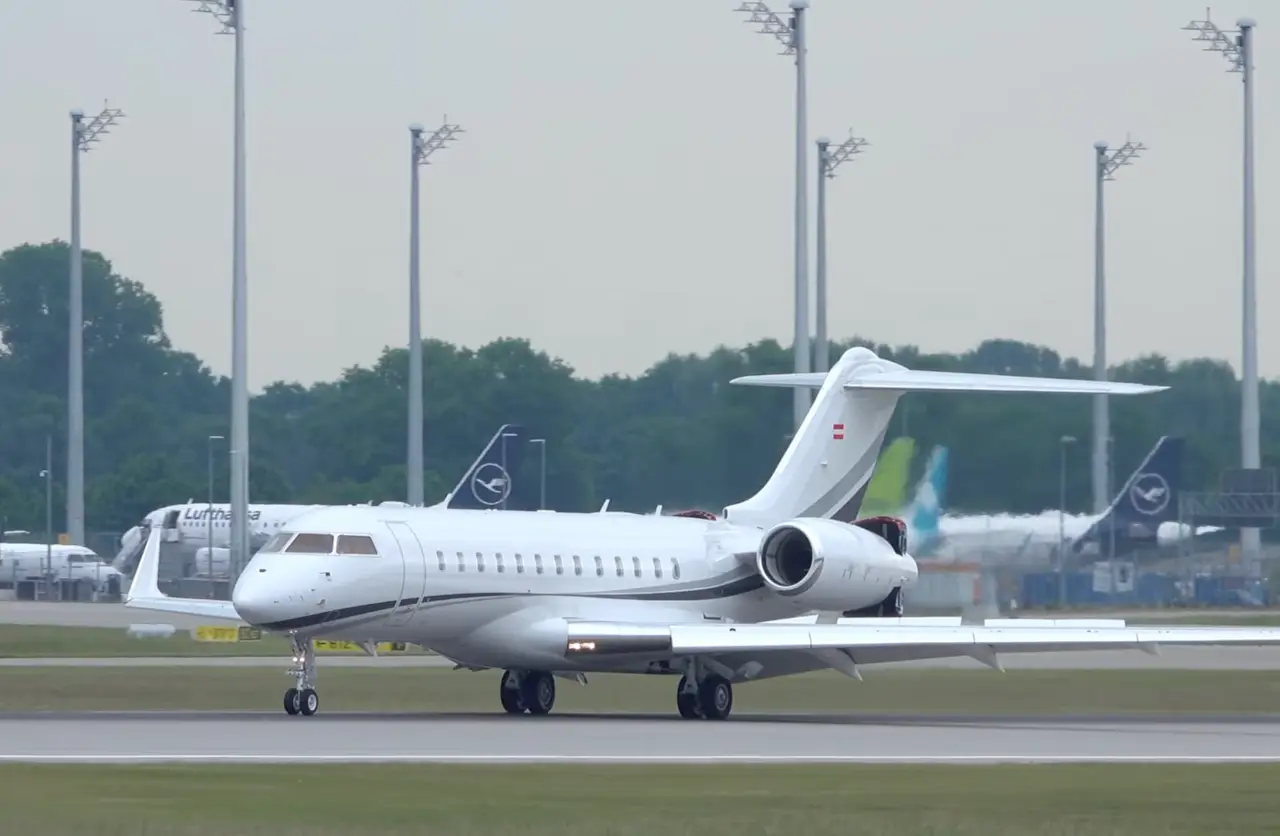 Bombardier Global 6500 OE-LOT operated by Avcon Jet AG, exterior