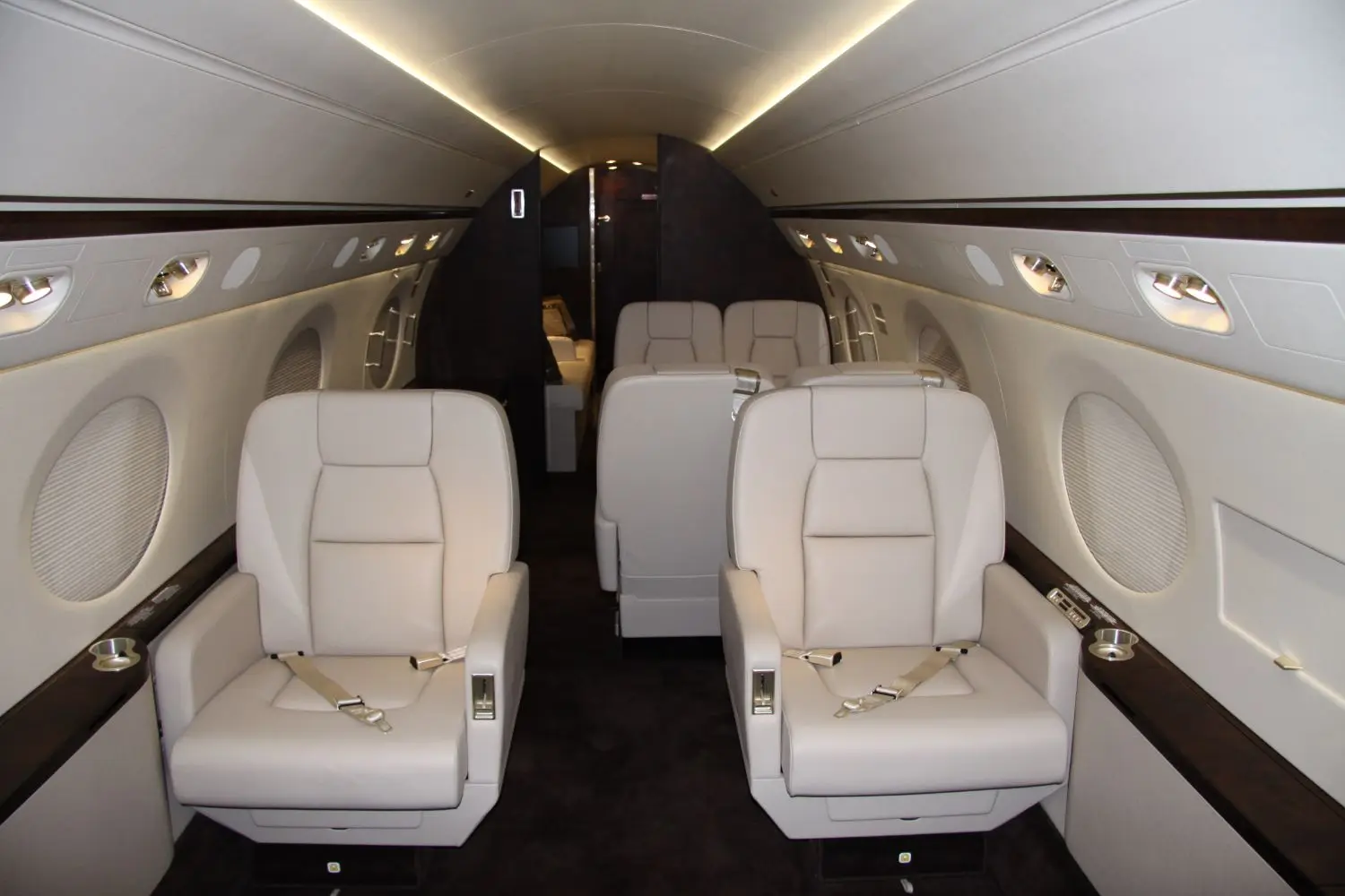 Gulfstream G450 OE-LSC operated by Mjet Gmbh photo 2