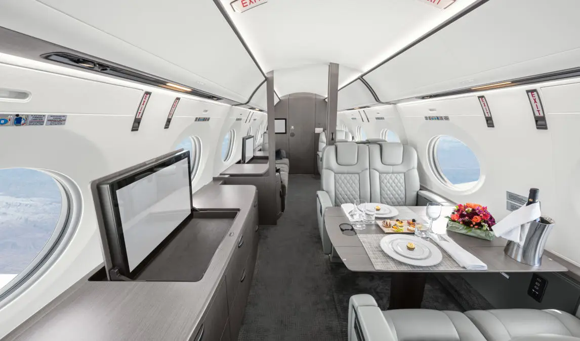 Gulfstream GVII-G500 OE-LUB operated by Bairline Fluggesellschaft photo 3