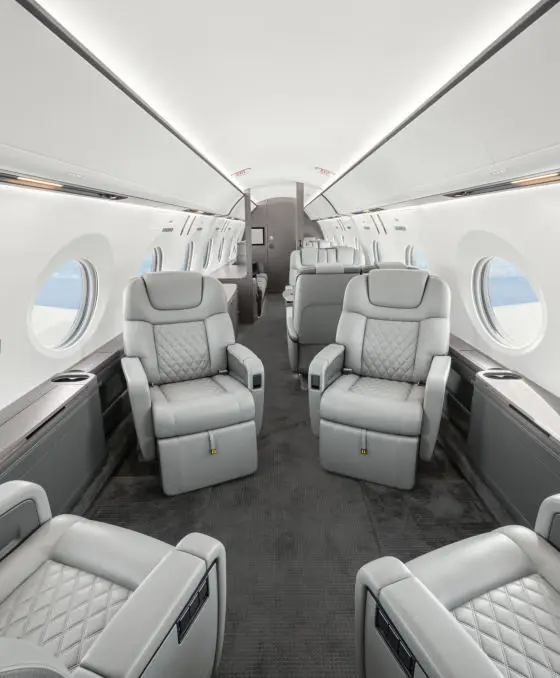 Gulfstream GVII-G500 OE-LUB operated by Bairline Fluggesellschaft photo 5