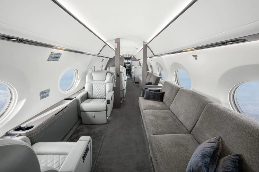 Gulfstream GVII-G500 OE-LUB operated by Bairline Fluggesellschaft photo 6