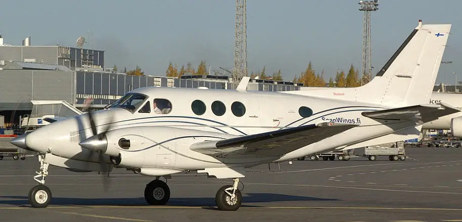 Beechcraft King Air 90 OH-BCX operated by Scanwings photo 2