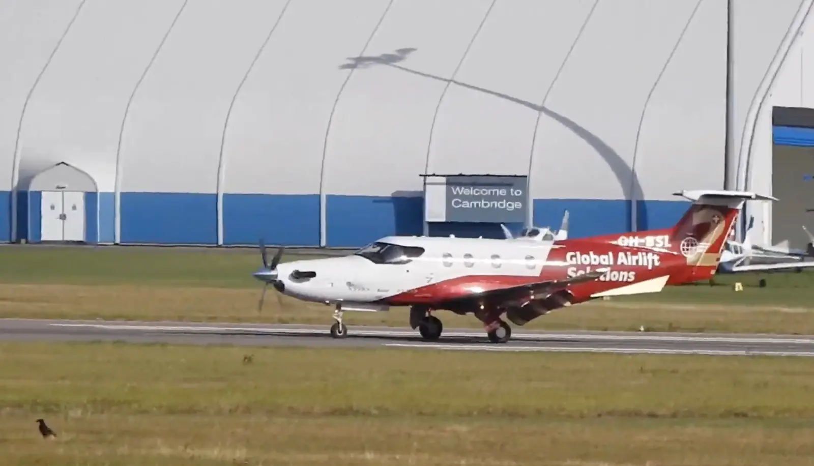 Pilatus PC-12/47 NG OH-BSL operated by Fly 7 Executive Aviation, exterior