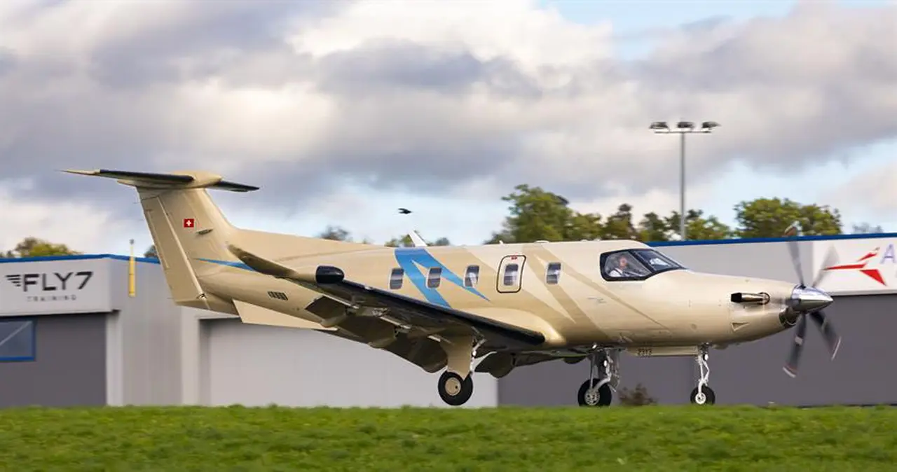 Pilatus PC-12/47 NG OH-IBZ operated by Fly 7 Executive Aviation photo 2