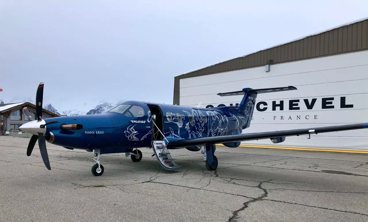 Pilatus PC-12/47 OH-SSS operated by Fly 7 Executive Aviation photo 3