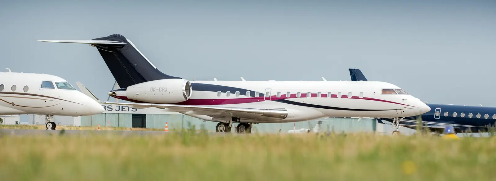 Bombardier Global 6000 OK-GRX operated by Eclair Aviation, exterior