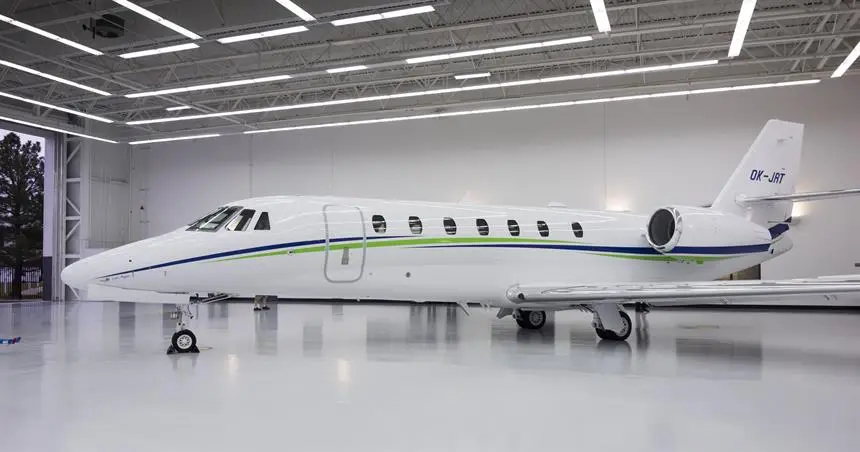 Cessna Citation Sovereign+ OK-JRT operated by Smartwings a. s., exterior