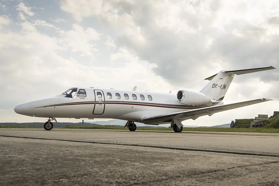 Cessna Citation CJ3 OK-KIN operated by Aeropartner, exterior