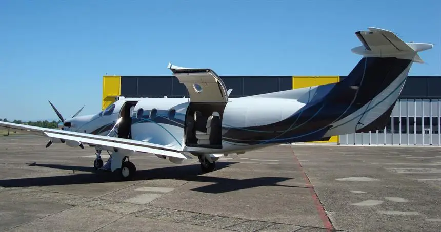 Pilatus PC-12/47 NG OK-PCF operated by Gemini Wings a.s. photo 3