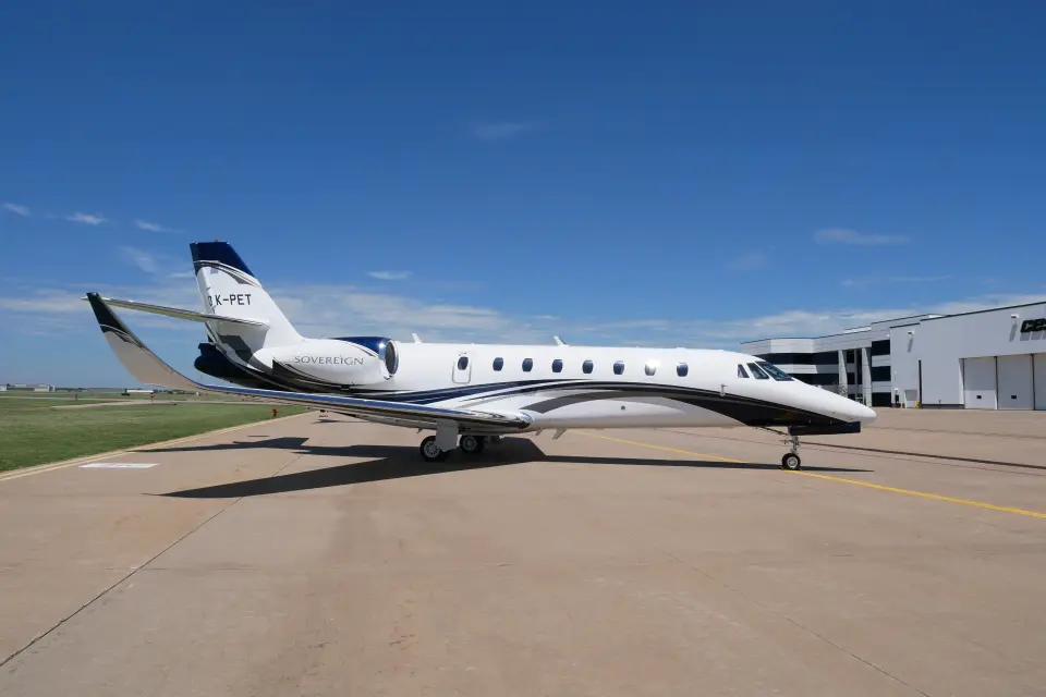 Cessna Citation Sovereign OK-PET operated by Aeropartner photo 5