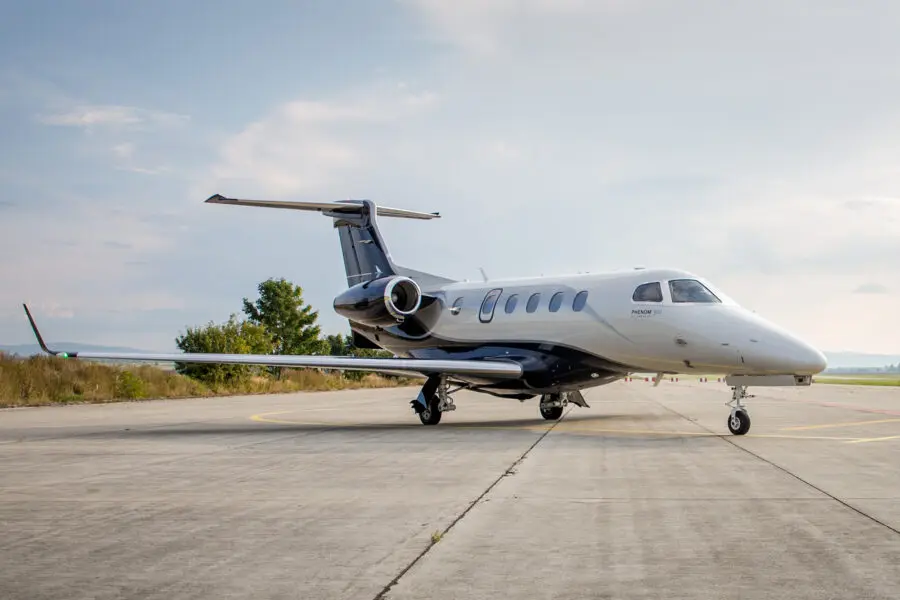 Embraer Phenom 300E OK-PHO operated by Atmospherica Aviation, exterior