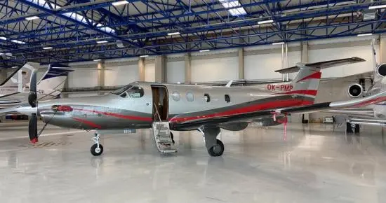 Pilatus PC-12/47 NG OK-PMP operated by Alpha Aviation s.r.o. photo 4