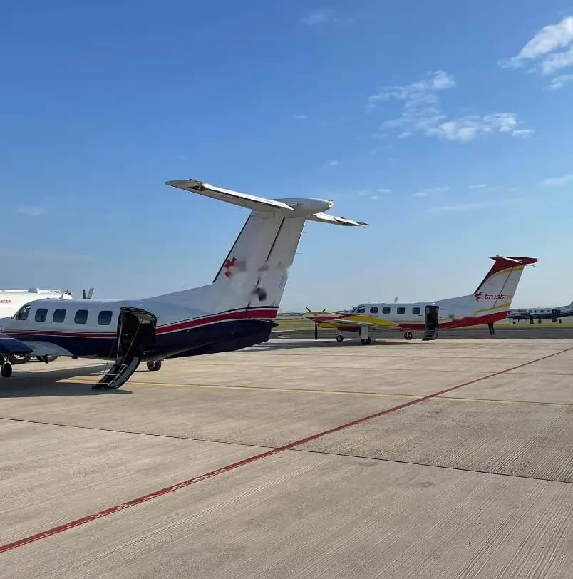 Piper PA-42-720 Cheyenne III OK-TAV operated by TrustAir Aviation photo 3