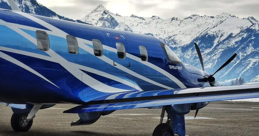 Pilatus PC-12/47 NG OK-TKJ operated by Alpha Aviation s.r.o. photo 4