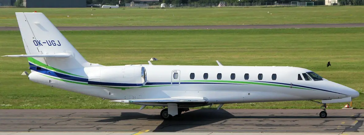 Cessna Citation Sovereign OK-UGJ operated by Smartwings a. s., exterior