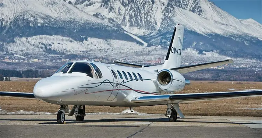 Cessna Citation Bravo OM-ATN operated by Air-Transport Europe, exterior