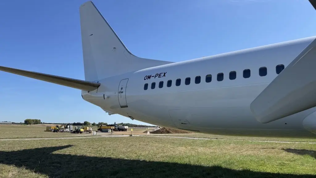 Boeing 737-800 OM-PEX operated by AirExplore, s.r.o., exterior
