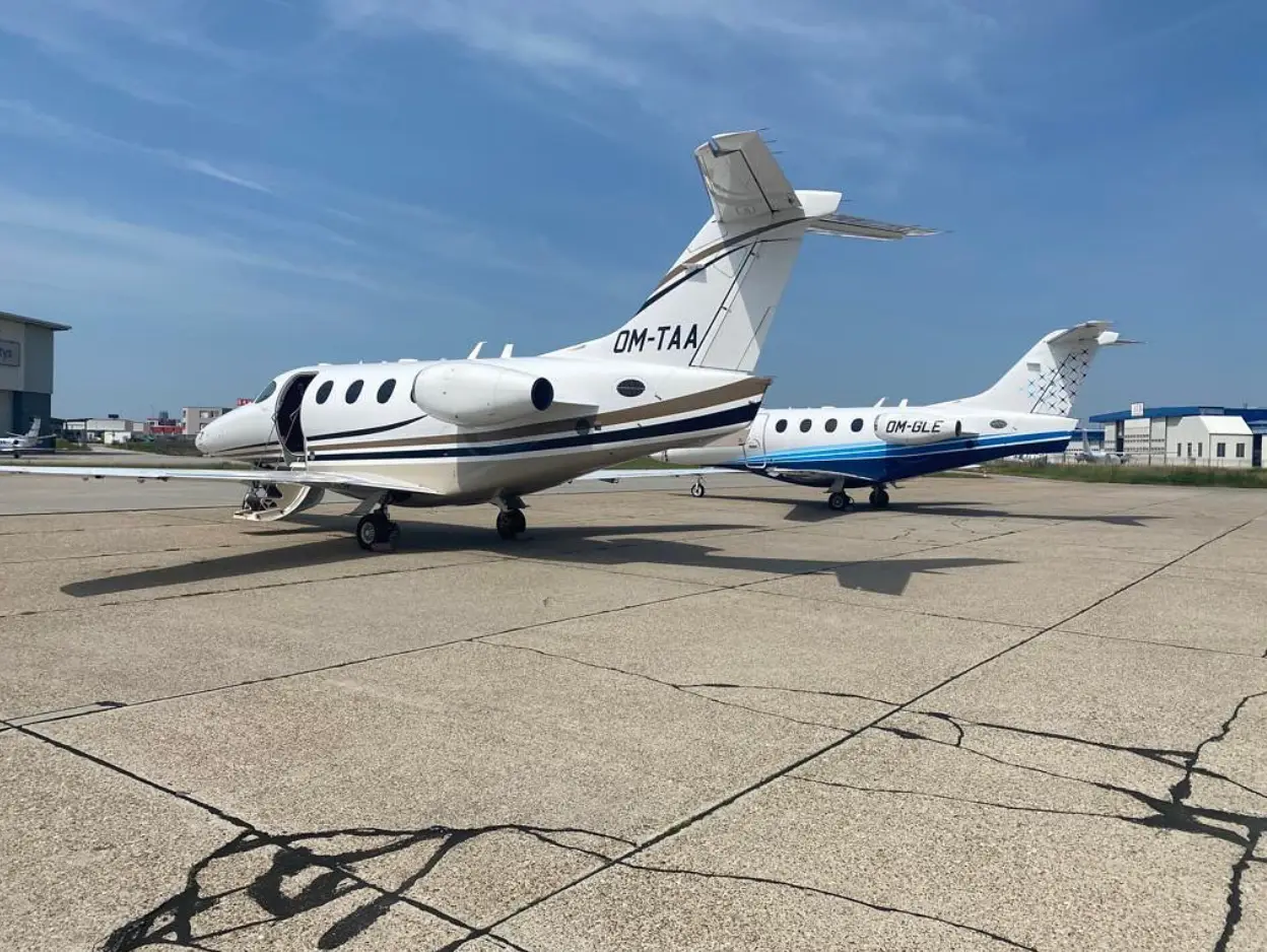Beechcraft Premier 1 OM-TAA operated by Tatra Jet photo 2