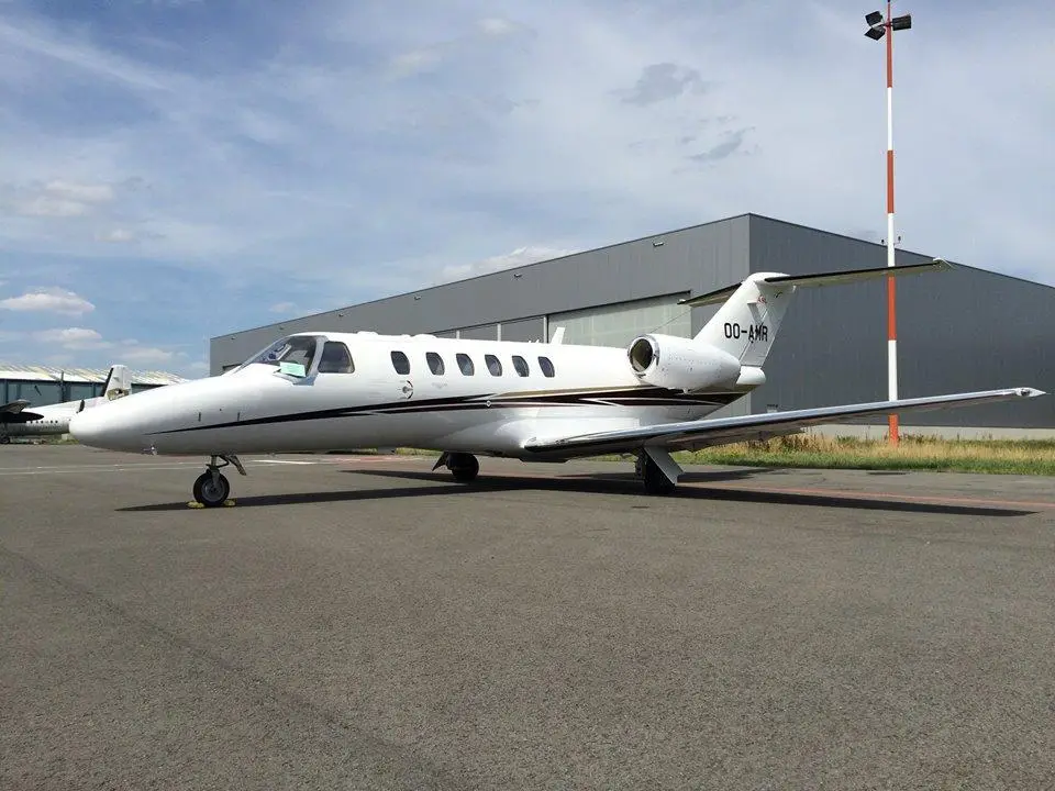 Cessna Citation CJ2+ OO-AMR operated by ASL Group, exterior